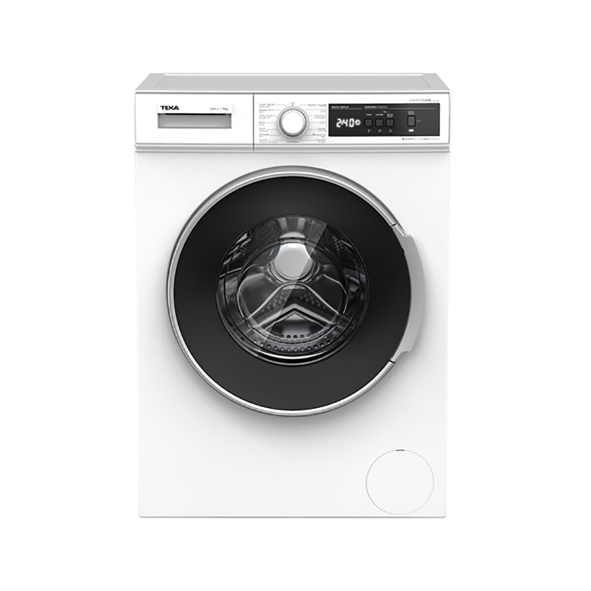 Máquina de Lavar Roupa Teka WMT 40720 WH Carga Frontal com 15 Programas de 7 kg e 1200 rpm - Branco Branco-2