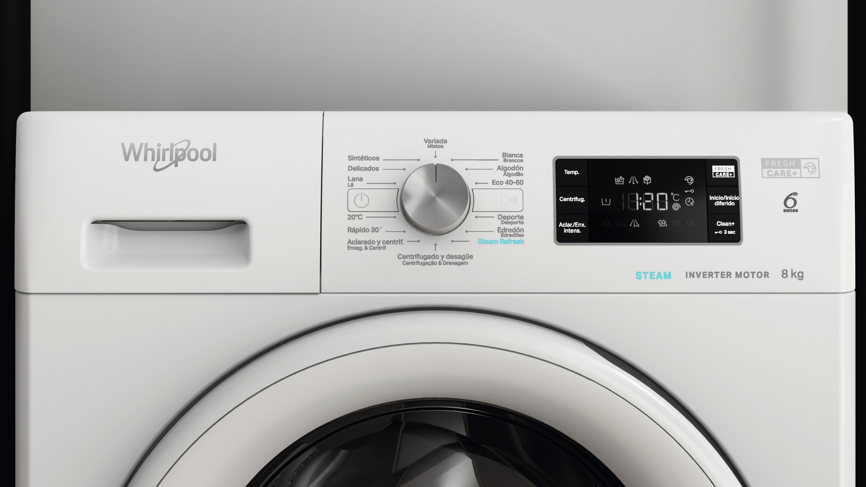 Thumbnail 5 de Lavadora Whirlpool 8 kg, 1200 rpm - FFB 8258 WV SP🧺