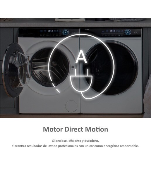 Lavadora Haier 10 kg / 1.400 rpm I-Pro Series 5 - HW100B14959U1S Blanco-4