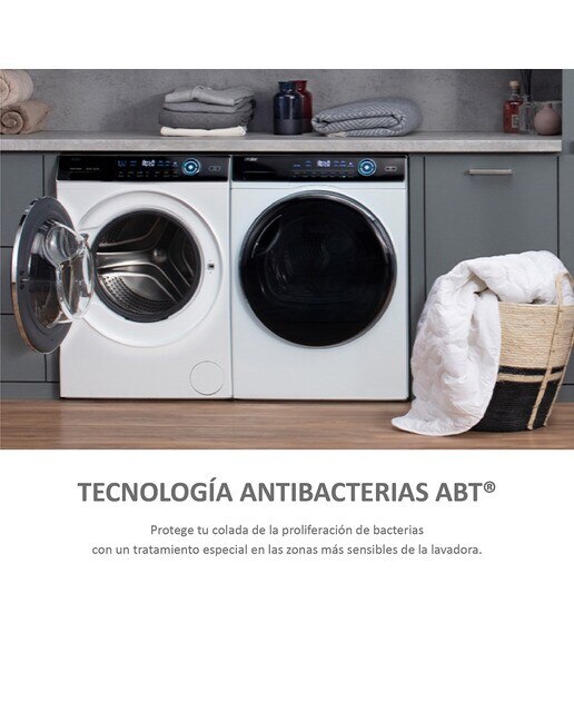 Lavadora Haier 10 kg / 1.400 rpm I-Pro Series 5 - HW100B14959U1S Blanco-5