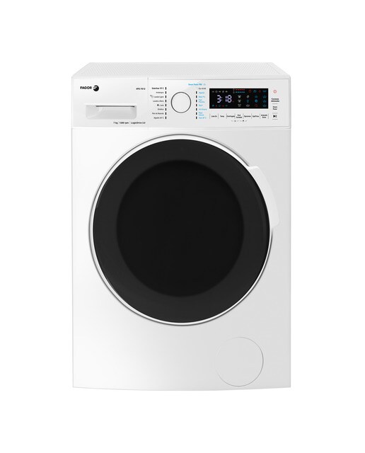 Máquina de Lavar Roupa Fagor 4FE-7612 Carga Frontal de 7 Kg e de 1200 rpm - Branco Branco-1