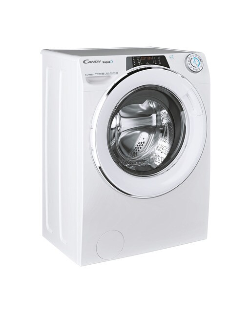 Imagen 1 de Lavadora Candy 8 kg / 1.400 rpm con WIFI RapidÓ - RO 1486DWMCT/1-S - Blanco Blanco