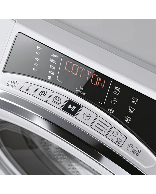 Imagen 5 de Lavadora Candy 8 kg / 1.400 rpm con WIFI RapidÓ - RO 1486DWMCT/1-S - Blanco Blanco