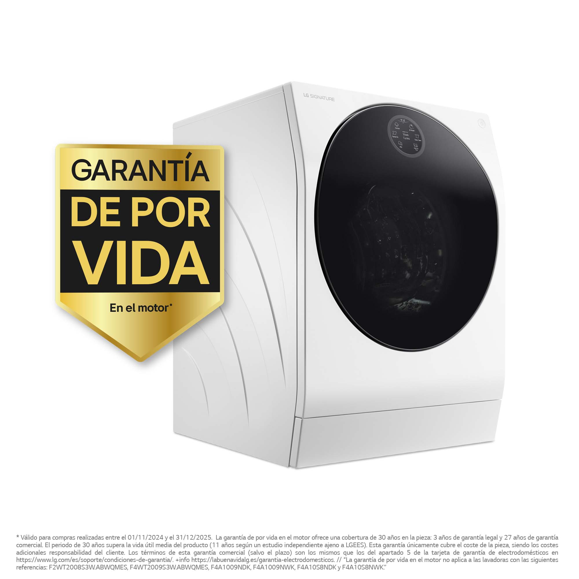 Thumbnail 1 de LG LSWD100E lavadora 12 kg, 1.600 rpm