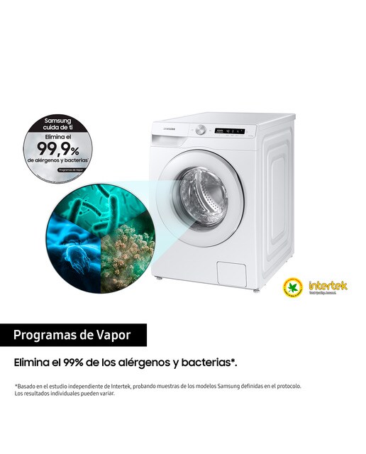 Lavadora Samsung 12kg Tecnología EcoBubble Clase A Blanca WW12T504DTW/S3 Blanco-11
