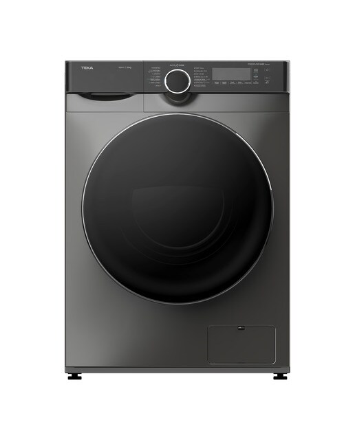 Imagem 0 de Máquina de Lavar Roupa Teka WMK 81050 AutoDose, Carga Frontal de 10 Kg e de 1400 rpm - Inox Escuro