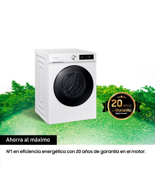 Lavadora Samsung 11kg con Autodosificación Clase A Blanca WW11BB744DGWS3 Blanco-11