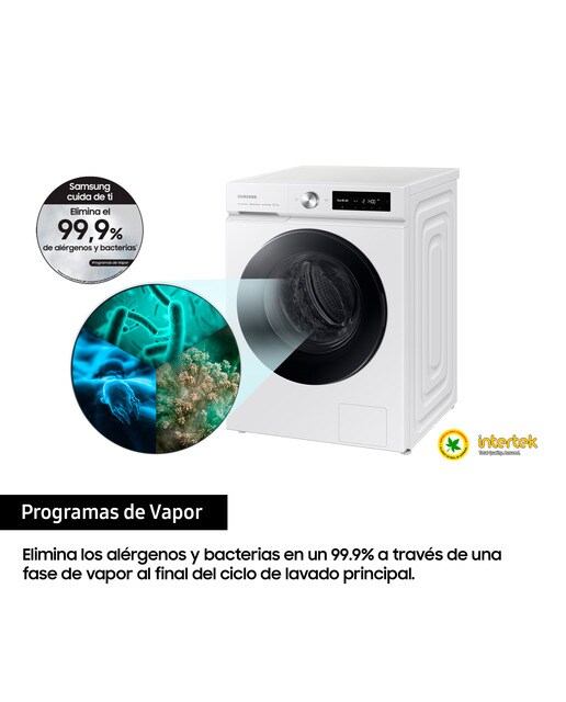 Lavadora Samsung 11kg con Autodosificación Clase A Blanca WW11BB744DGWS3 Blanco-15