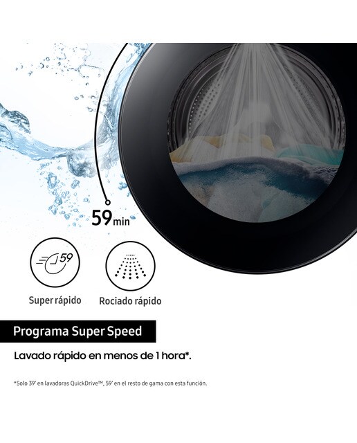 Lavadora Samsung 11kg con Autodosificación Clase A Blanca WW11BB744DGWS3 Blanco-16