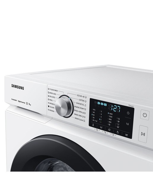 Lavadora Samsung 11kg Tecnología SpaceMax™ Clase A Blanca WW11BBA046AWEC Blanco-8