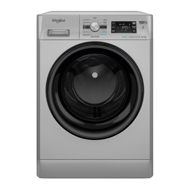 Imagem 0 de Máquina de Lavar e Secar Roupa Whirlpool FFWDB 964369SBV Carga Frontal e Tecnologia 6º Sentido, de 9/6 kg e de 1400 rpm - Prata