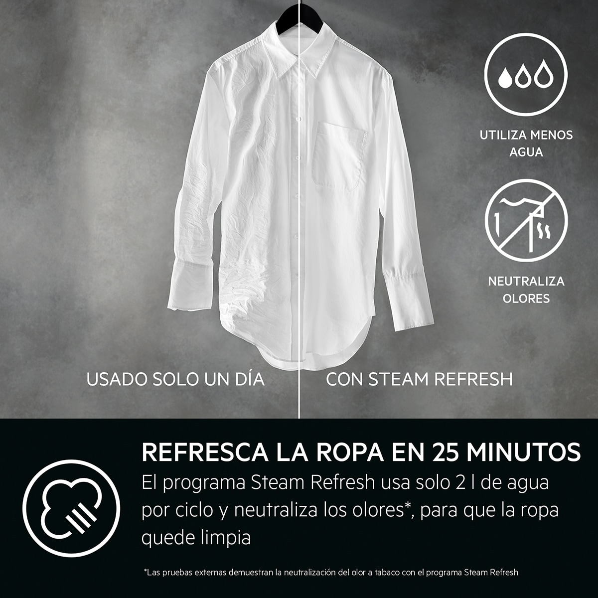 Lavadora AEG 9 kg / 1400 rpm Vapor, cajón UniversalDose - LFR7394O4V Blanco-12