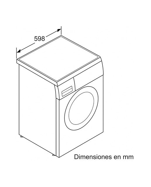 Lavadora Bosch 8 kg /1400 rpm EcoSilence - WUU28T8XES Acero Inox-2