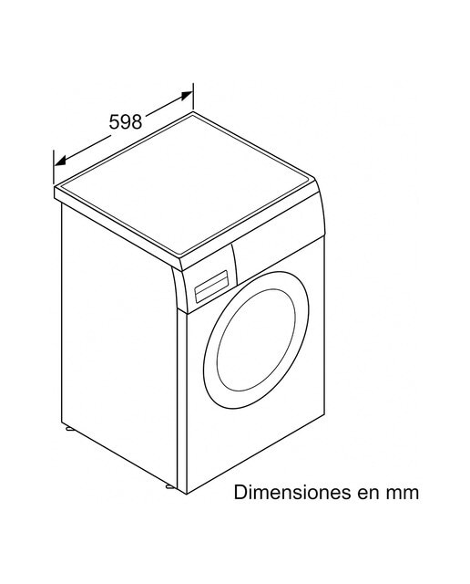 Lavadora Balay 8 kg / 1.400 rpm Motor Extrasilencio - 3TS384XT Acero-2