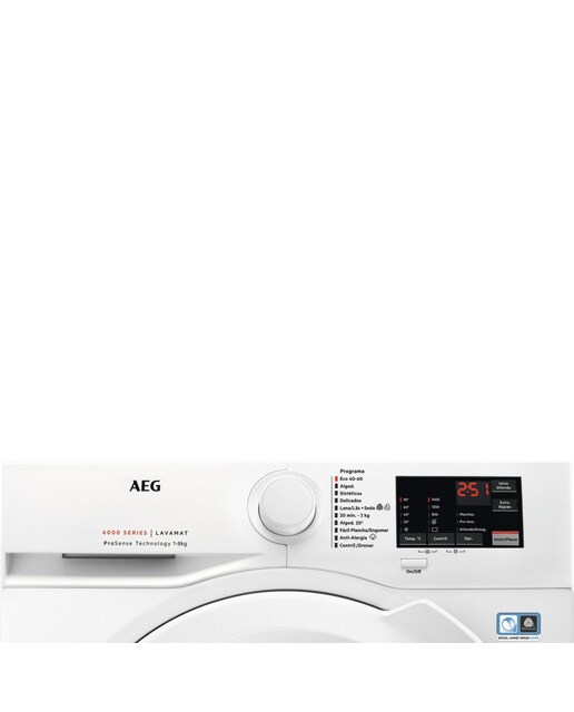 Lavadora AEG 8 kg / 1.400 rpm, ProSense - LFA6I8472A Blanco-4