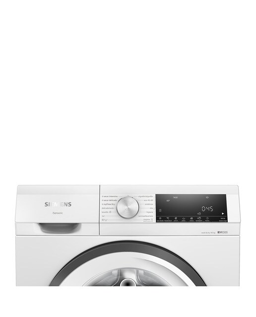 Lavadora secadora Siemens 9 kg / 1.400 rpm, Motor iQdrive - F4DV5009S0W Blanco-2