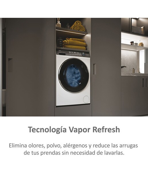Lavadora Haier 10 kg / 1.400 rpm, Autodosificación, I-Pro Series 7 Plus - HW100GBD14979UIB Blanco-10
