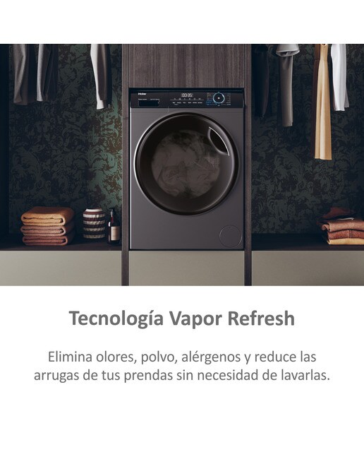 Máquina de Lavar e Secar Roupa Haier I-Pro Série 3 HWD80-B14939S8 Motor Direct Motion, de 8/5 Kg e de 1400 rpm - Inox Inox-7