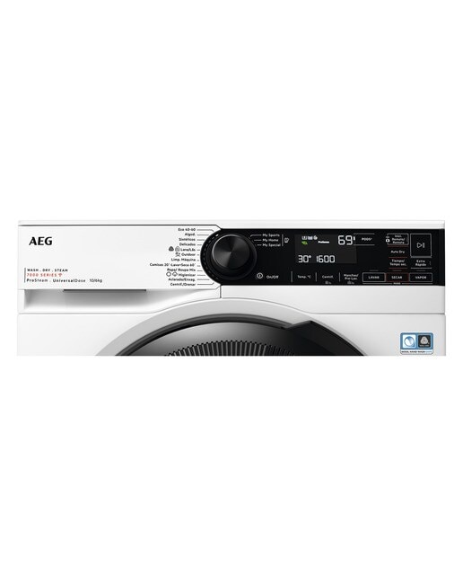 Máquina de Lavar e Secar Roupa AEG Série 7000 LWR7316O4O ProSteam Carga Frontal de 10/6 Kg e 1600 rpm - Branco Branco-5