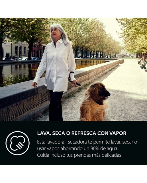 Máquina de Lavar e Secar Roupa AEG Série 7000 LWR7316O4O ProSteam Carga Frontal de 10/6 Kg e 1600 rpm - Branco Branco-12