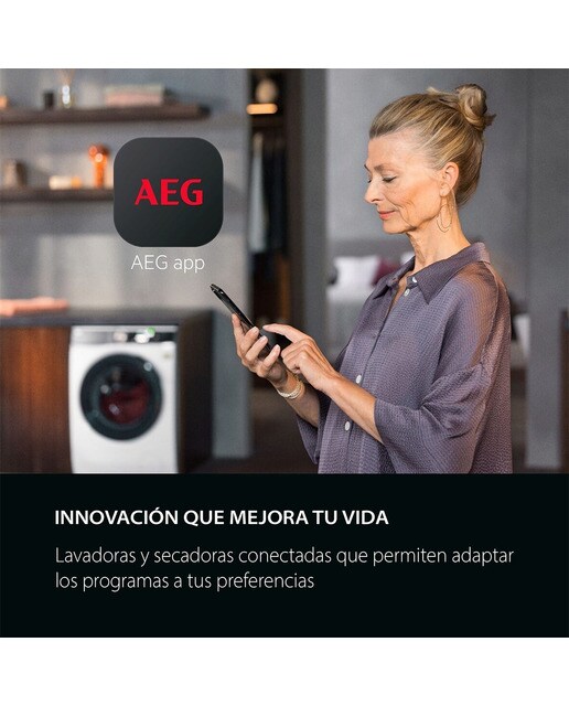 Máquina de Lavar e Secar Roupa AEG Série 7000 LWR7316O4O ProSteam Carga Frontal de 10/6 Kg e 1600 rpm - Branco Branco-17