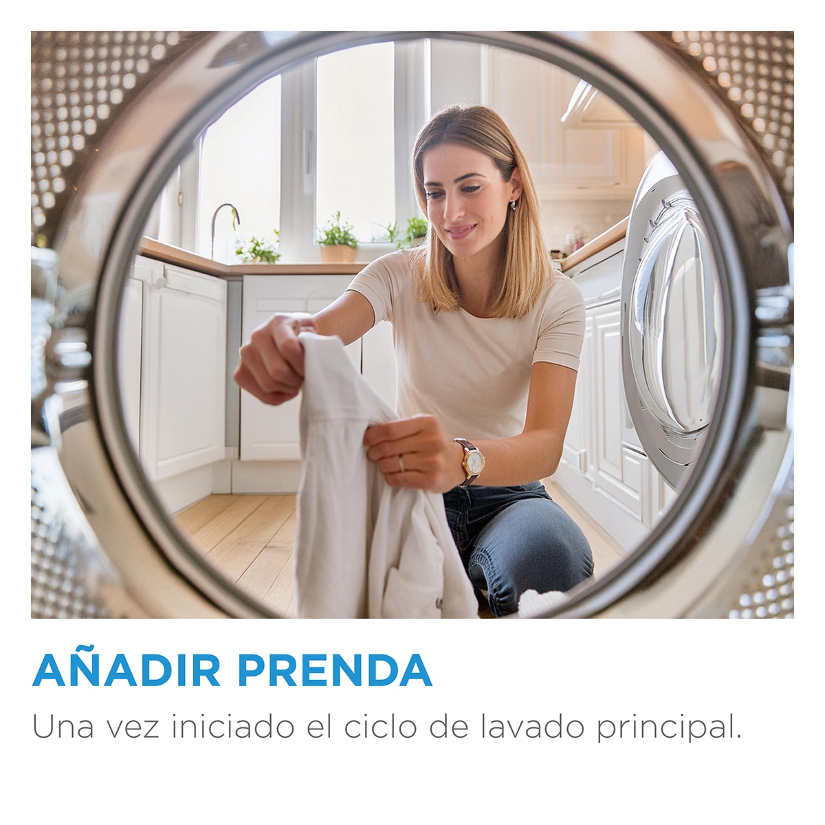 Lavadora secadora Midea 8 kg / 1.400  rpm - MF200D80WB/W-ES Blanco-9