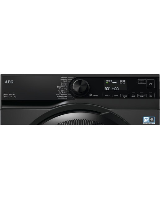 Lavadora AEG 9 kg/ 1.400 rpm, Motor Inverter - LFR7394V4B Negro-5