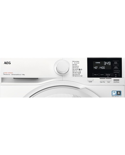 Lavadora AEG 8 kg / 1.400 rpm - LFR7184N2V Blanco-7