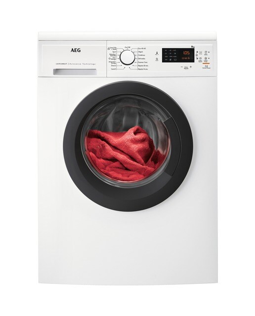 Imagem 0 de Máquina de Lavar Roupa AEG LFA5I82RE Carga Frontal de 8 Kg e 1200 rpm - Branco