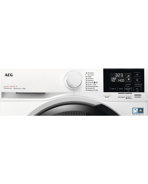 Lavadora AEG 9 kg / 1.400 rpm, AutoDosificador - LFR6194O4Q Blanco-3