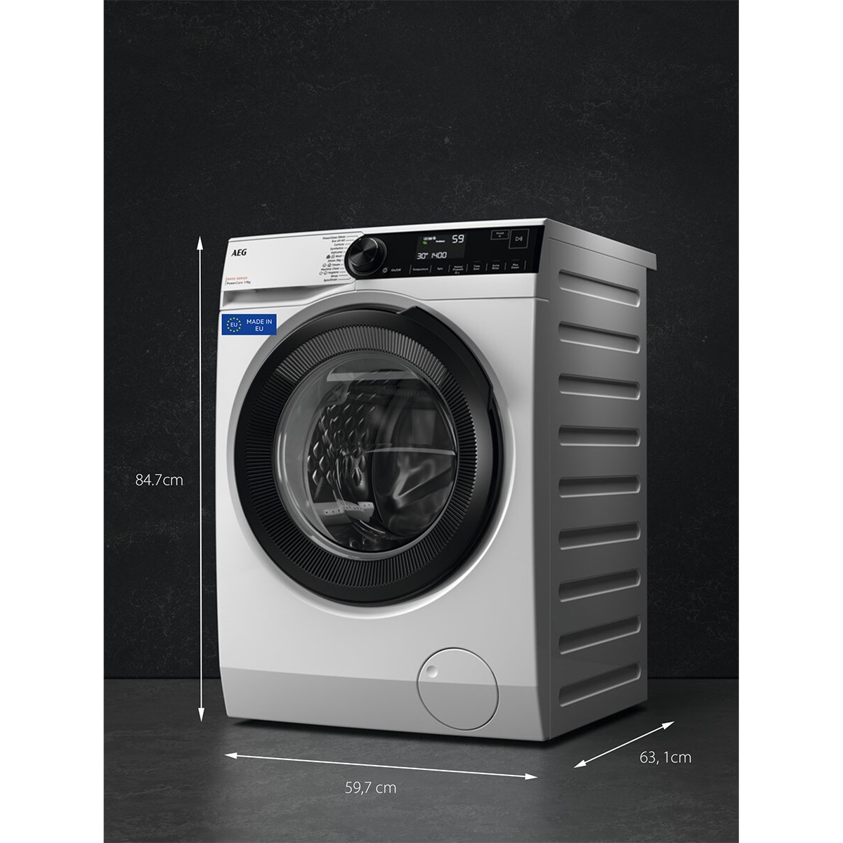 Lavadora secadora AEG 10 kg / 1.600 rpm - LWR7316O4B Blanco-3