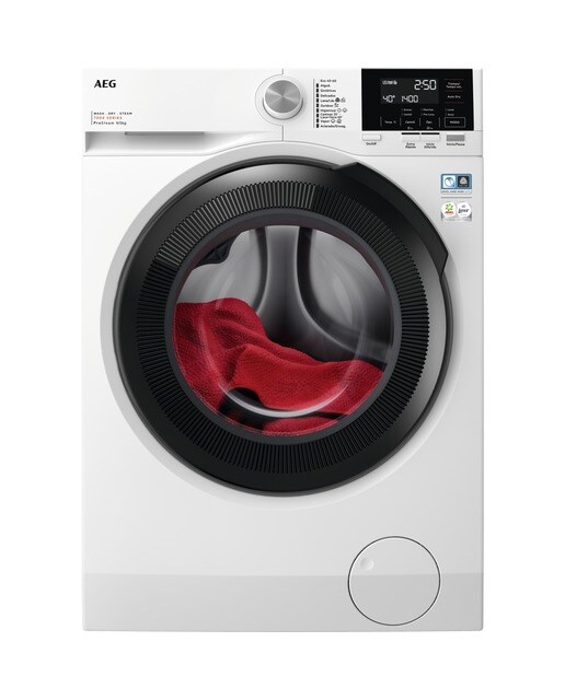 Imagem 0 de Máquina de Lavar e Secar Roupa AEG Série 7000 LWR7194M4B ProSteam Carga Frontal de 9/5 Kg e 1400 rpm - Branco