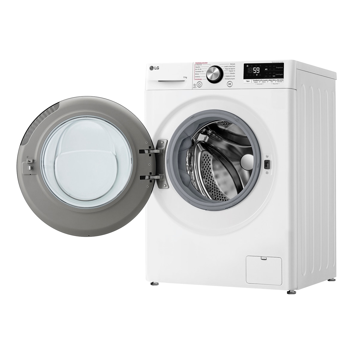 Lavadora LG 10 kg / 1400 rpm, TurboWash 360 - F4WR7010AGW Blanco-12