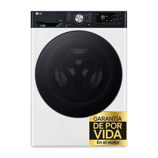 Imagen 0 de Lavadora LG 10 kg / 1400 rpm, Inteligencia artificial,  Autodosificación - F4WR7510AGH