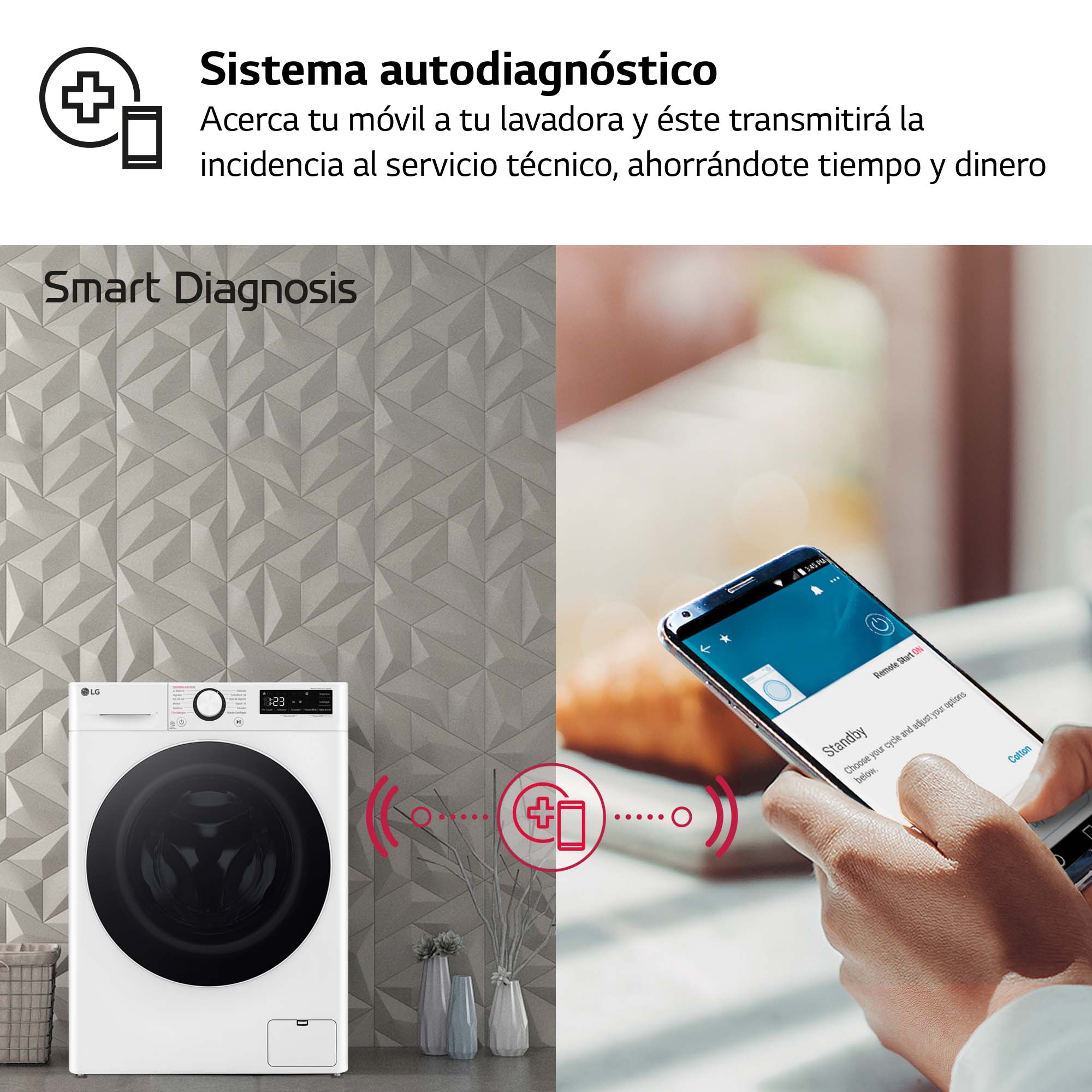 Lavadora LG 9 kg / 1400 rpm TurboWash 360º - F4WR6009A0W Blanco-13
