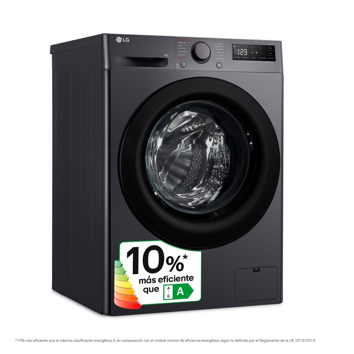 Lavadora  LG 9 kg / 1400  rpm - F4WR5009A6M Platinunm silver-4