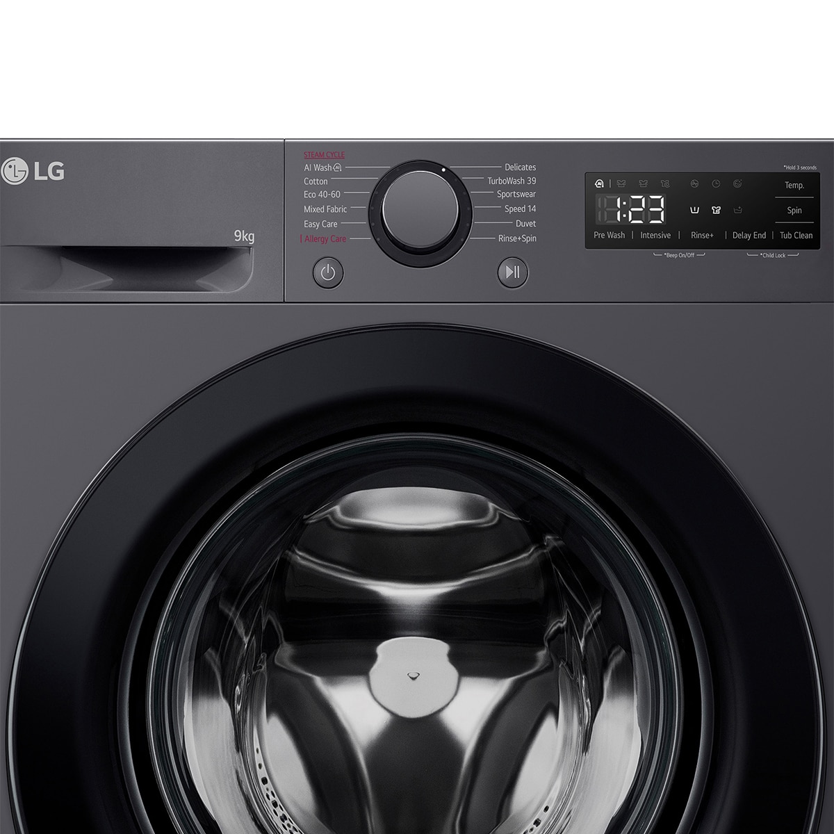 Lavadora  LG 9 kg / 1400  rpm - F4WR5009A6M Platinunm silver-13