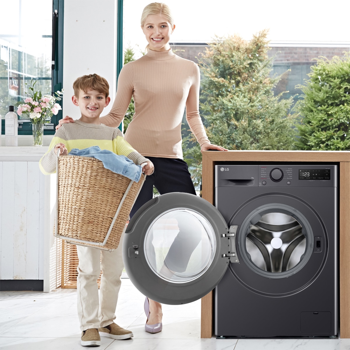 Lavadora  LG 9 kg / 1400  rpm - F4WR5009A6M Platinunm silver-16