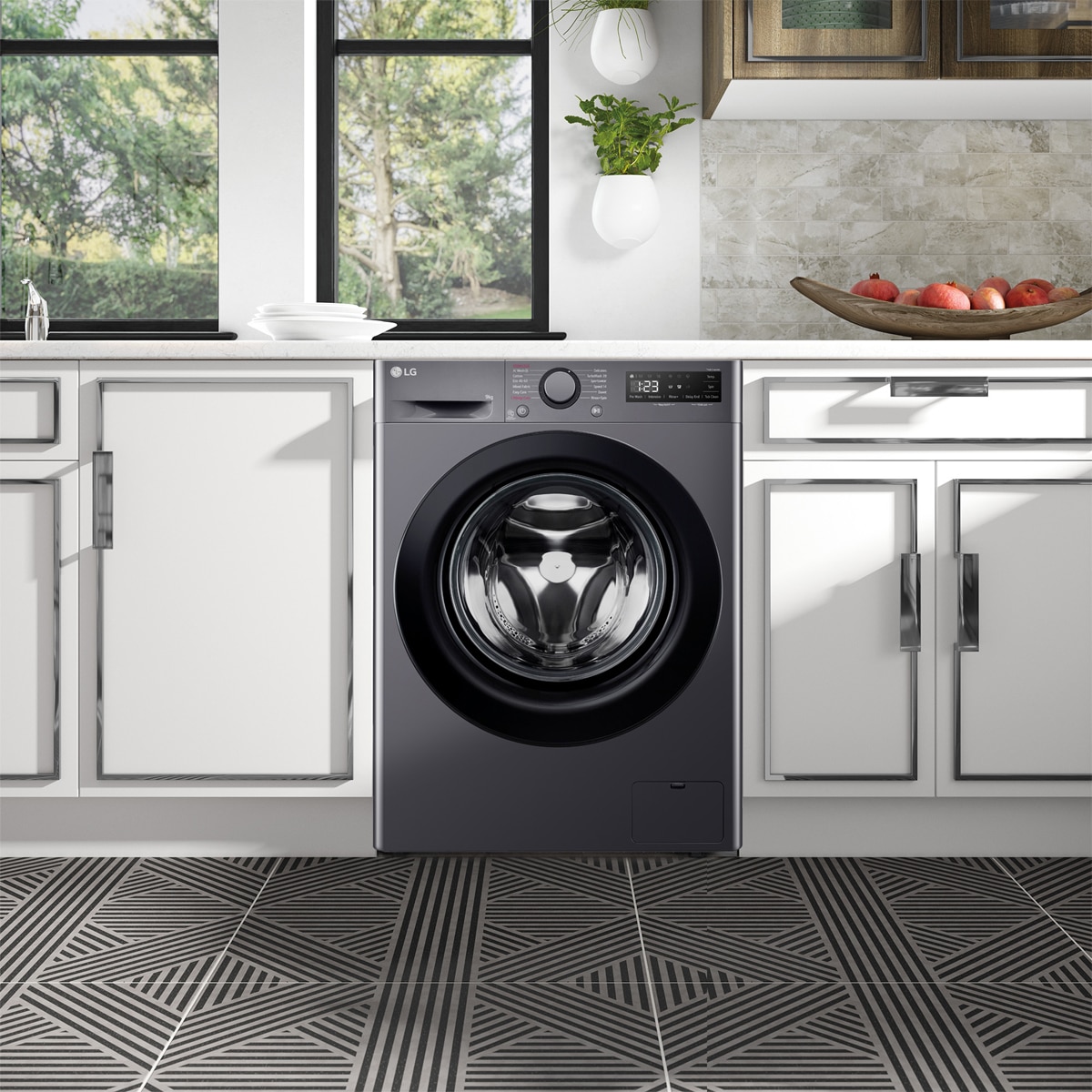 Lavadora  LG 9 kg / 1400  rpm - F4WR5009A6M Platinunm silver-17
