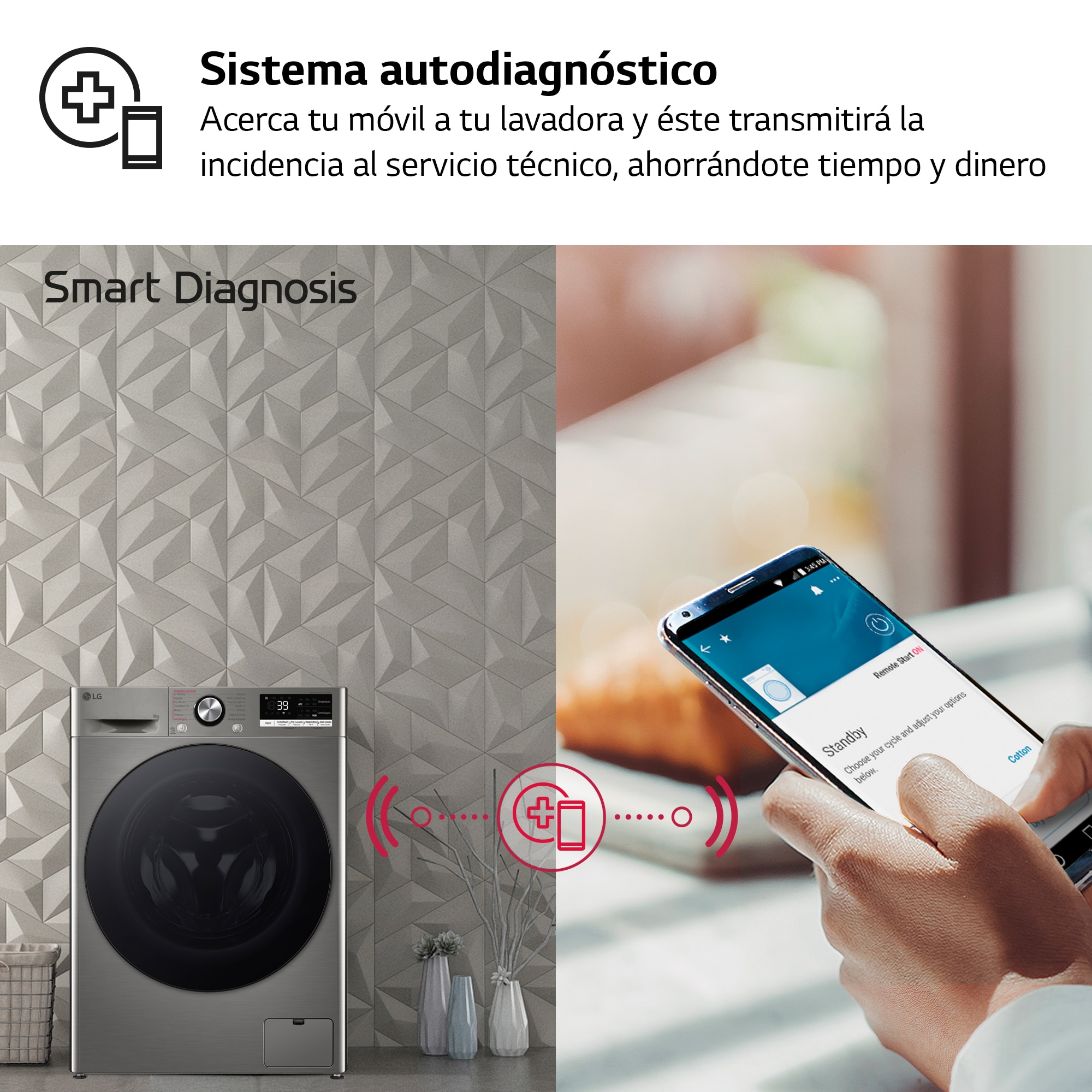 Lavadora LG 9 kg / 1400 rpm - F4WR7009AGS Platinunm silver-13