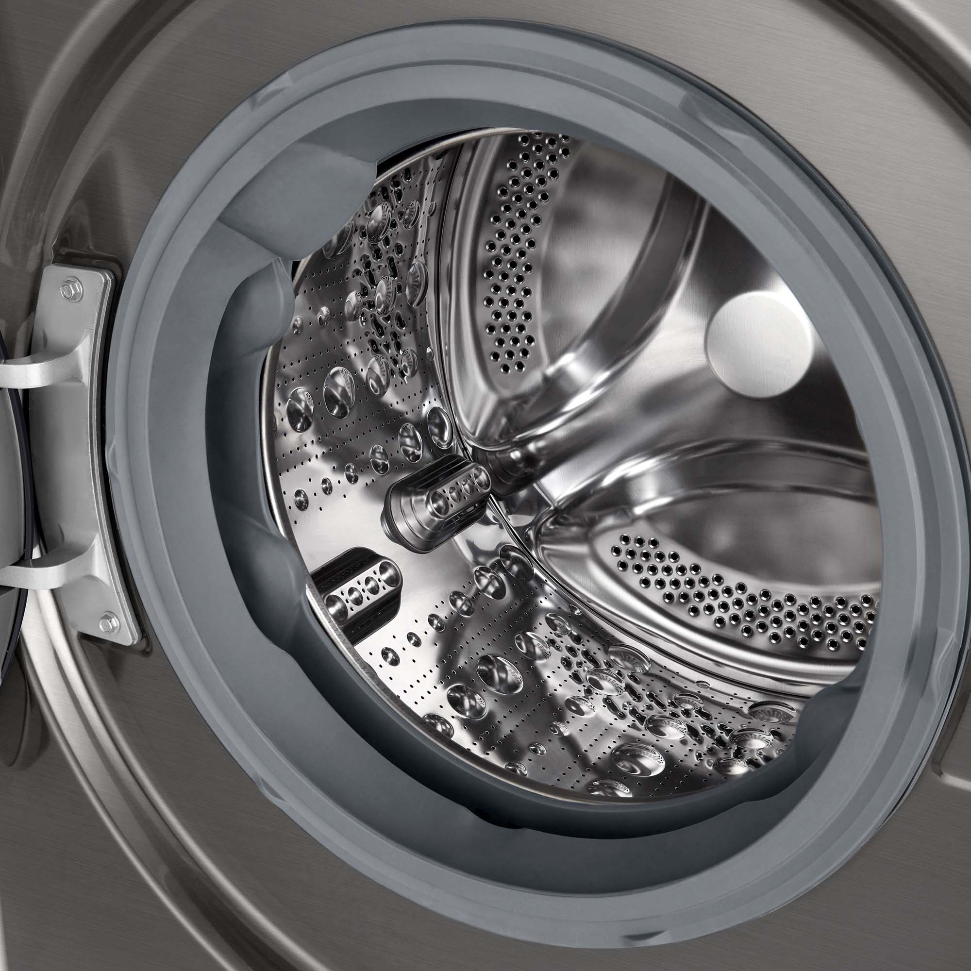 Lavadora LG 10 kg / 1400 rpm, inteligencia artifical, lavado por vapor - F4WR7010AGS Platinunm silver-18