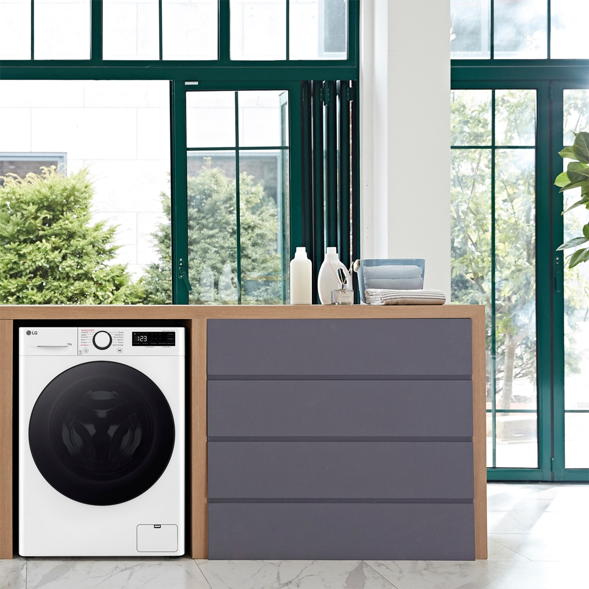 Lavadora LG 13 kg / 1400 rpm, inteligencia artificial, TurboWash 360 - F4WR6013AGW Blanco-18