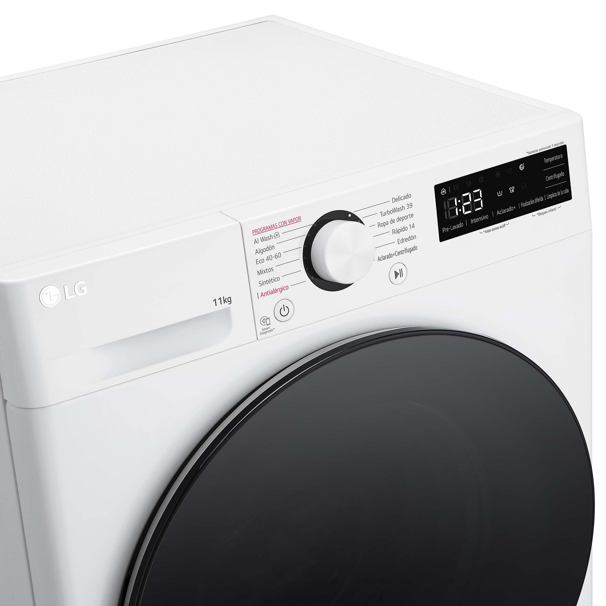 Lavadora LG 11 kg / 1400 rpm, TurboWash 360 - F4WR6011AGW Blanco-14