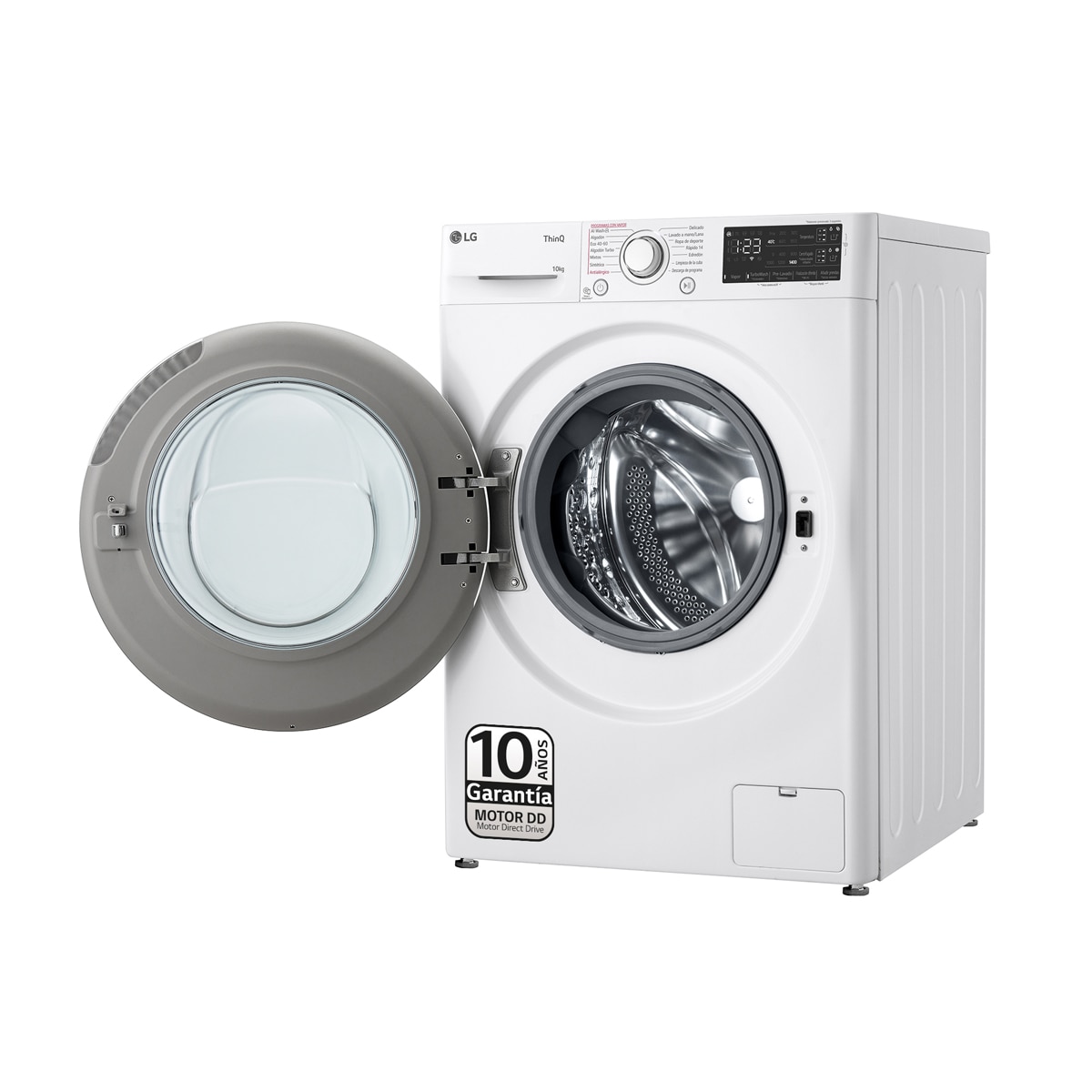 Lavadora LG 10 kg / 1.400 rpm, Inteligencia artificial , Autodosificación- F4WR5510A0W Blanco-12