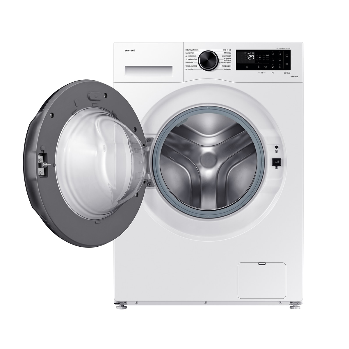 Lavadora Samsung 9 kg / 1.400 rpm Tecnología Ecobubble Clase A Blanca WW90CGC04DAEEC Blanco-13