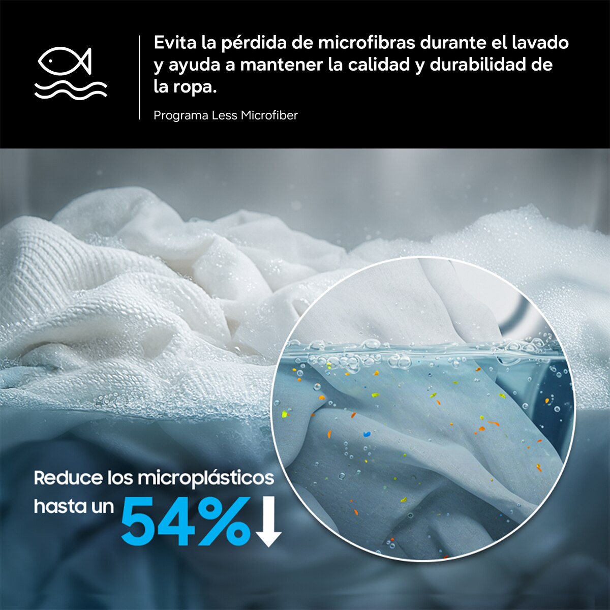 Lavadora Samsung 9kg Tecnología Ecobubble™ Clase A Negra WW90CGC04DABEC Negro-9