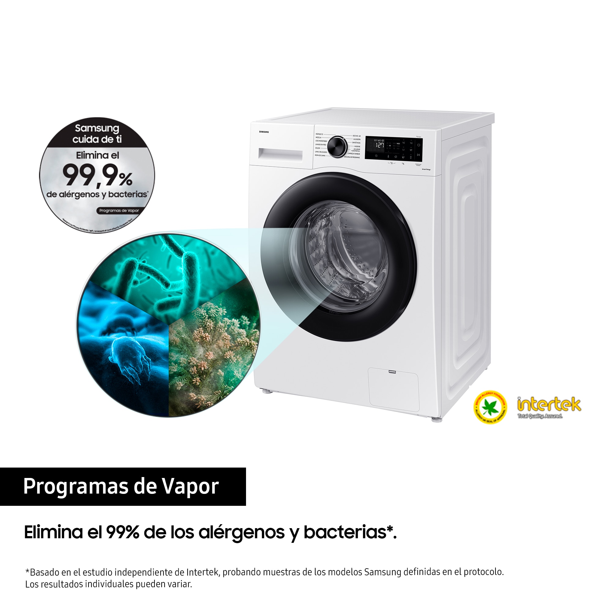 Lavadora Samsung 8kg Tecnología Ecobubble™ Clase A Blanca WW80CGC04DAEEC - Blanco Blanco-13
