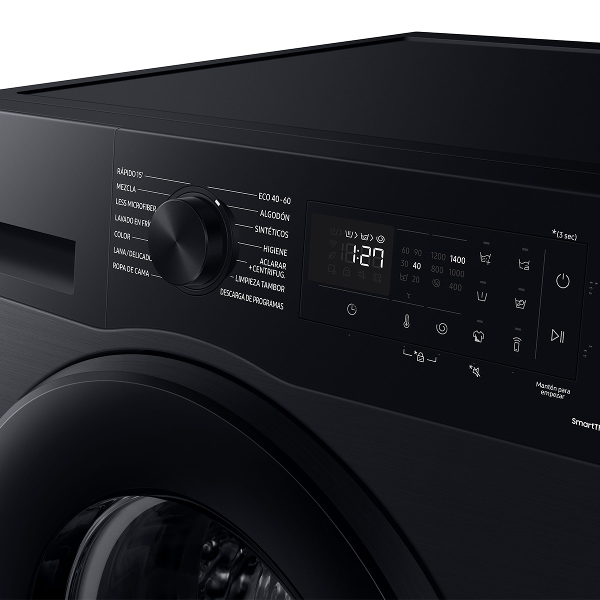 Lavadora Samsung 8kg Tecnología Ecobubble™ Clase A Negra WW80CGC04DABEC Negro-6
