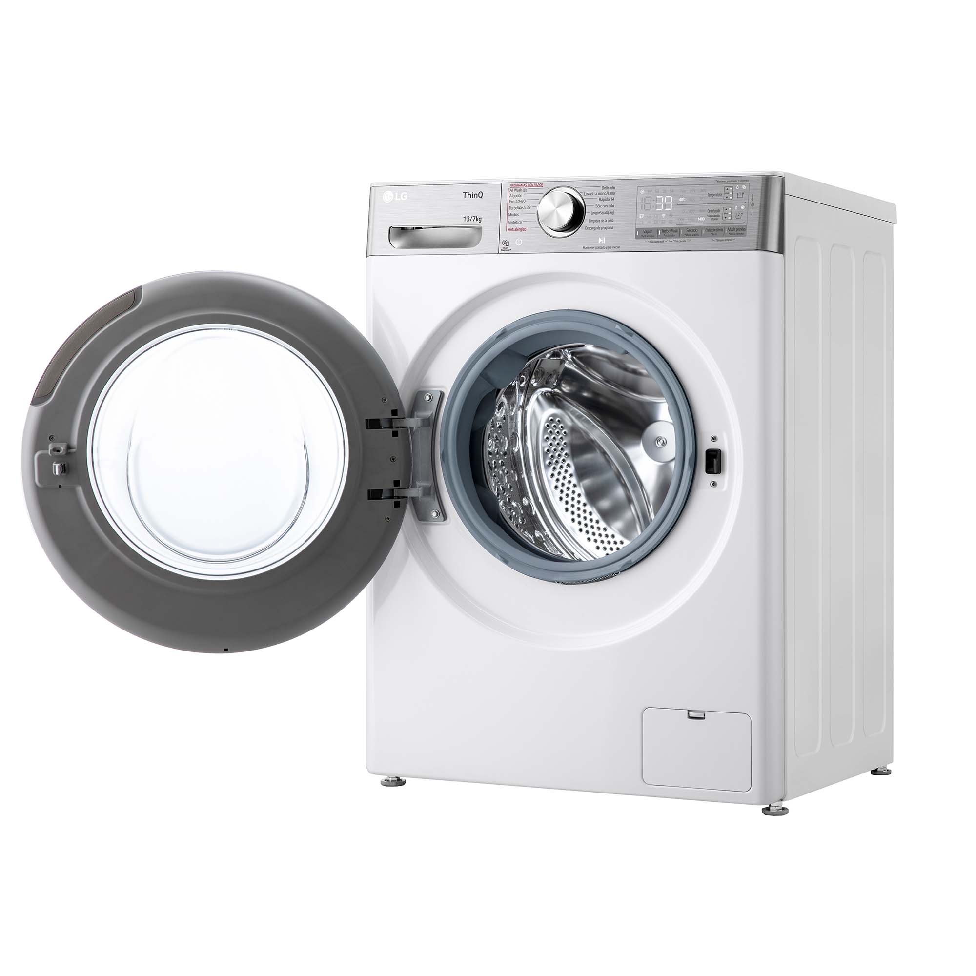 Lavadora secadora LG 13 kg lavado, 7 kg secado,  1.400 rpm  - F4DR9513A2W Blanco-14