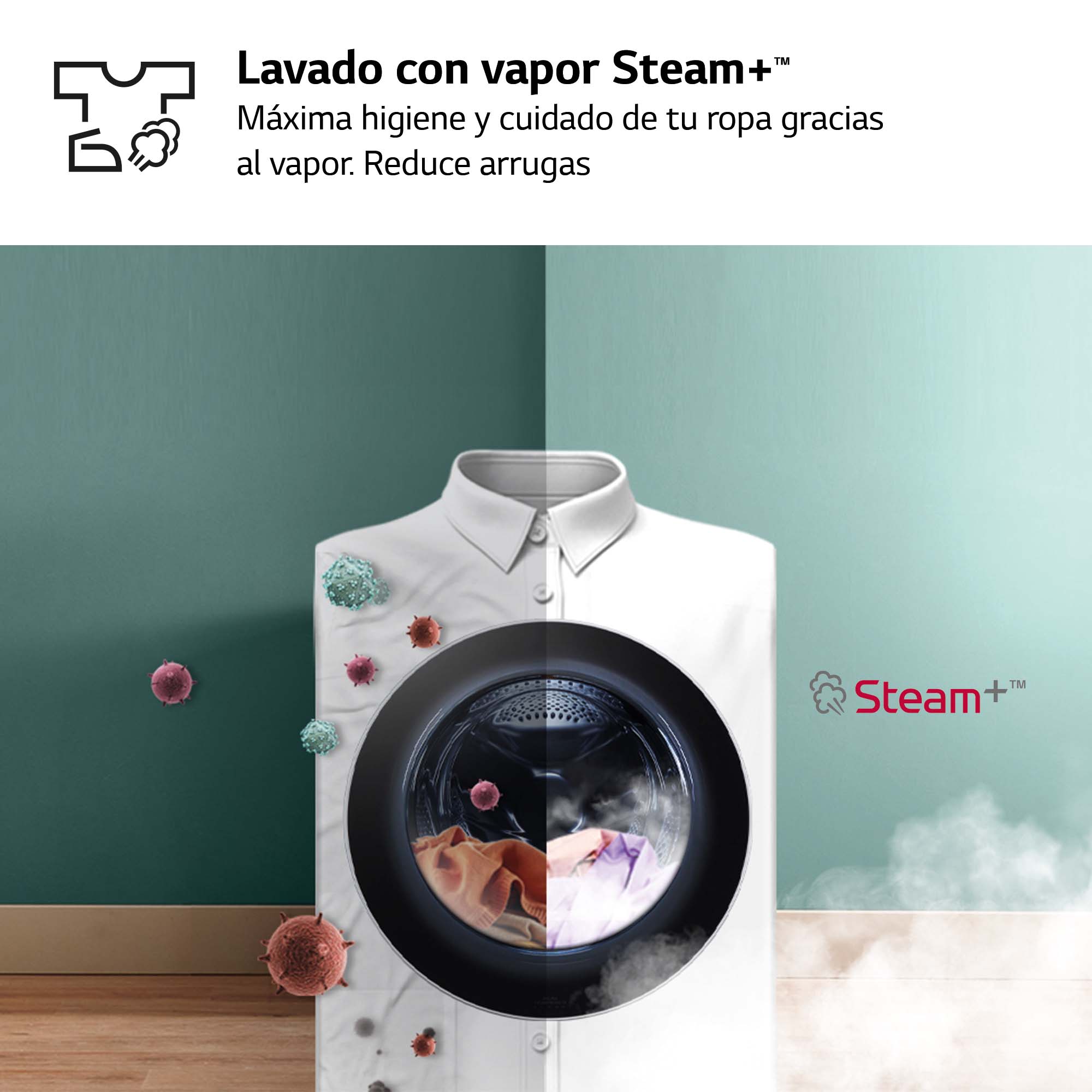 Lavadora secadora LG 11 kg lavado, 6 kg secado1400 rpm, Turbowash 360º, Autodosificación - F4DR7511AGW Blanco-10